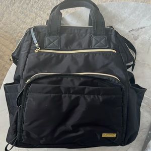 Black skip hop diaper bag